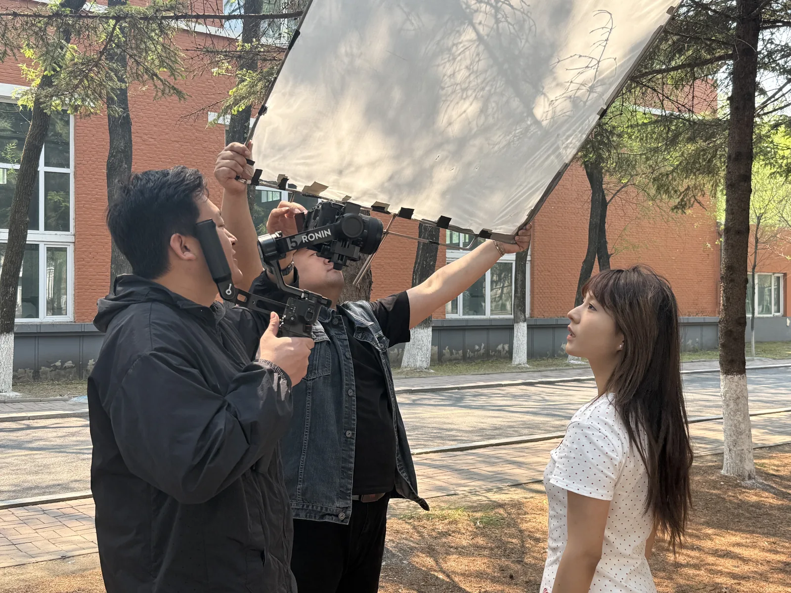 佳木斯大学宣传片拍摄现场实录图 3