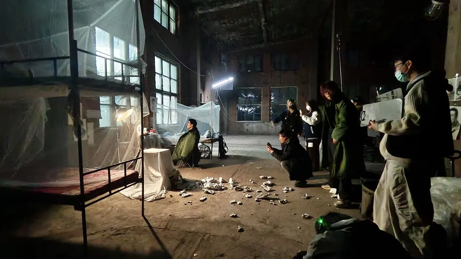 敦化学生剧组毕设拍摄现场实录图 2