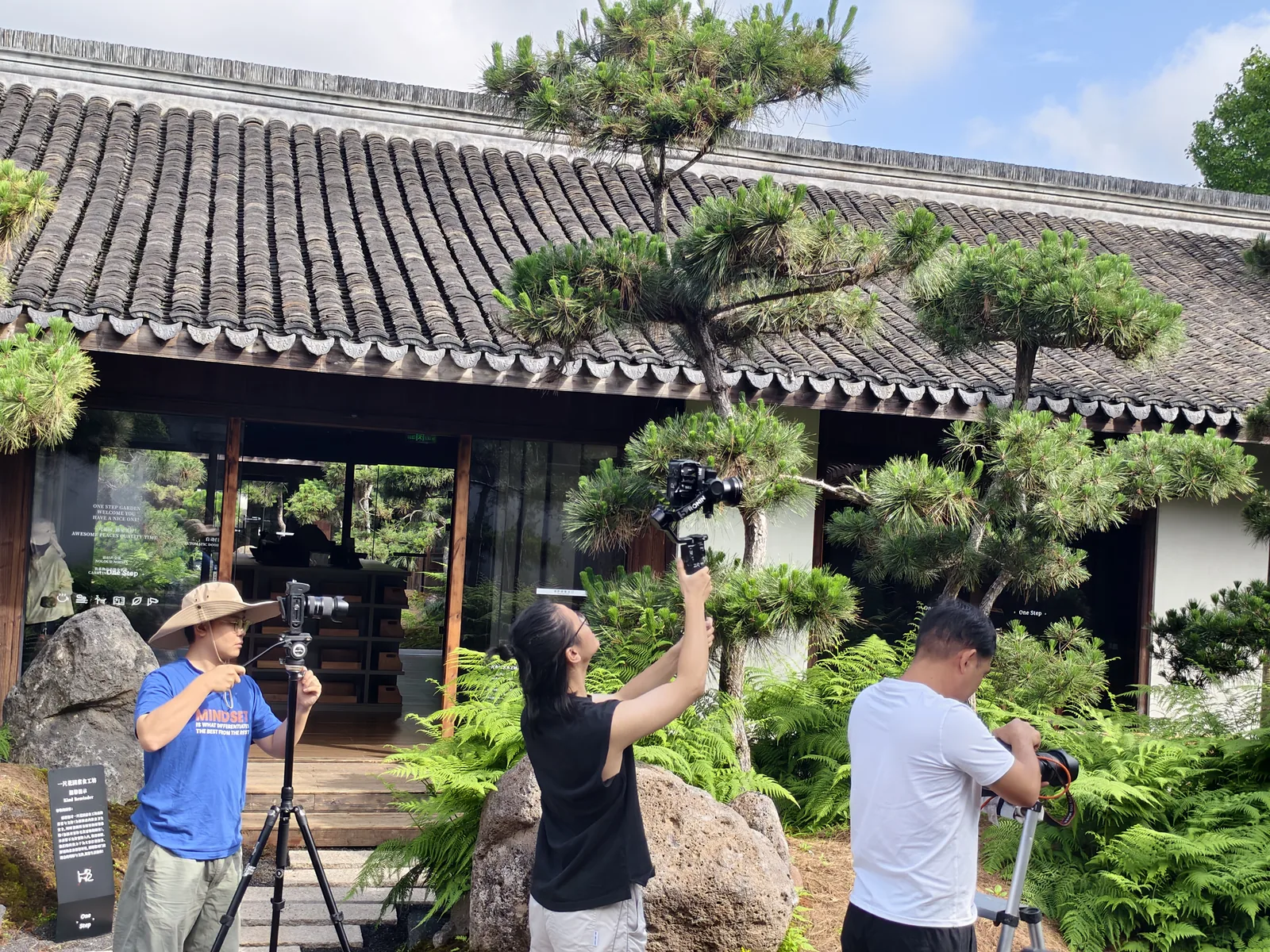 浦东牡丹园服装拍摄现场实录图 2